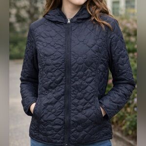 Disney Parks Women's XS, Quilted Hooded Fleece Lined Mickey Mouse Jacket *READ*